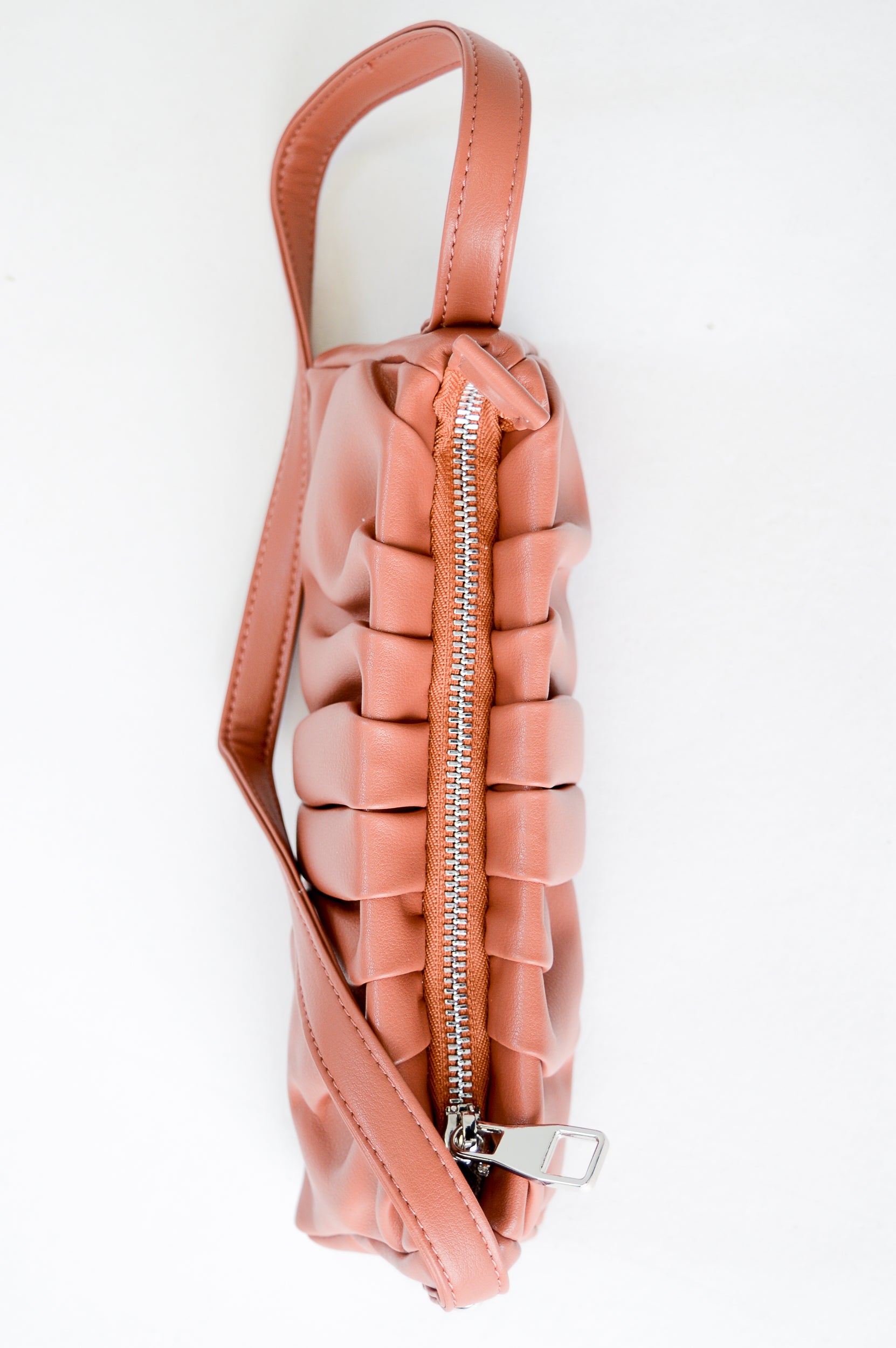 Janette Genuine Leather Handbag in Terra Cotta - Stylish Women's Crossbody Purse for Work, Travel & Everyday Use