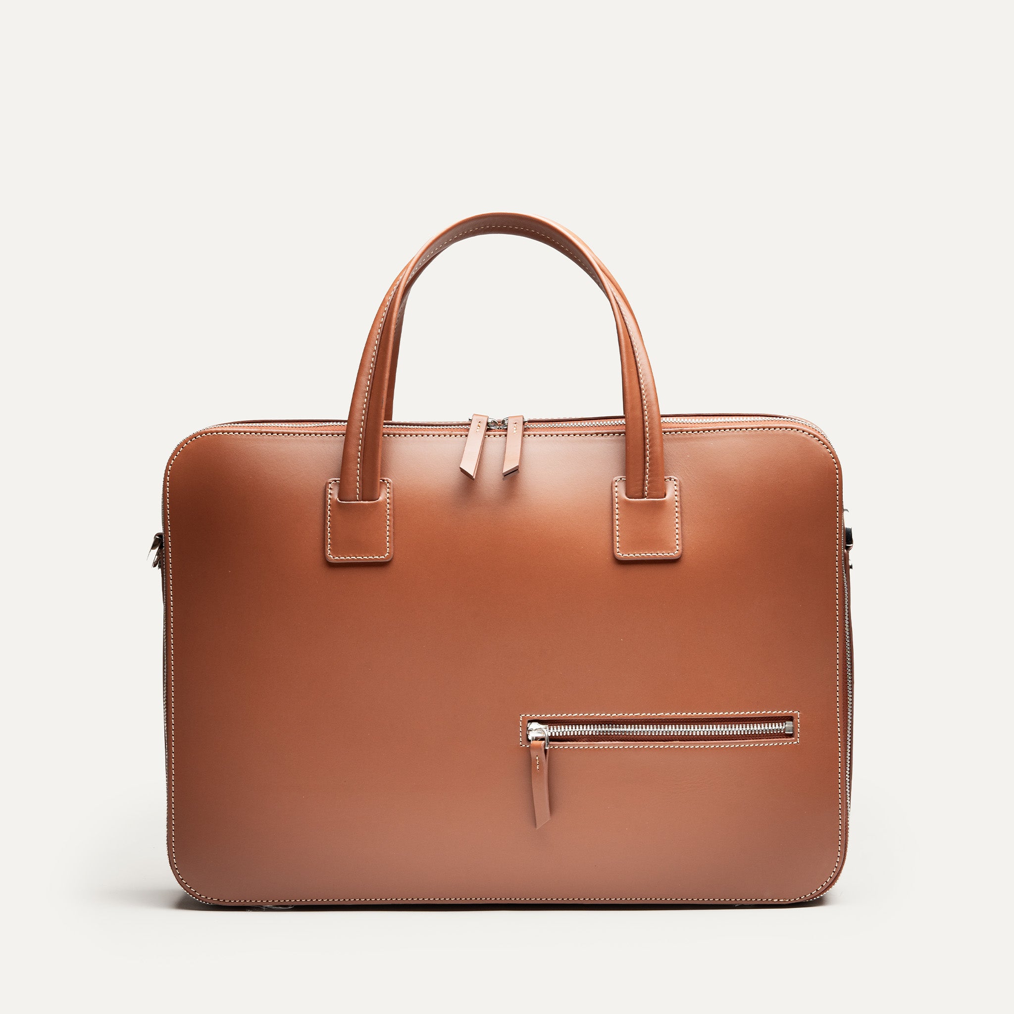 Alessandro II Genuine Leather Cognac Handbag - Premium Women's Crossbody Bag for Work, Travel & Everyday Use