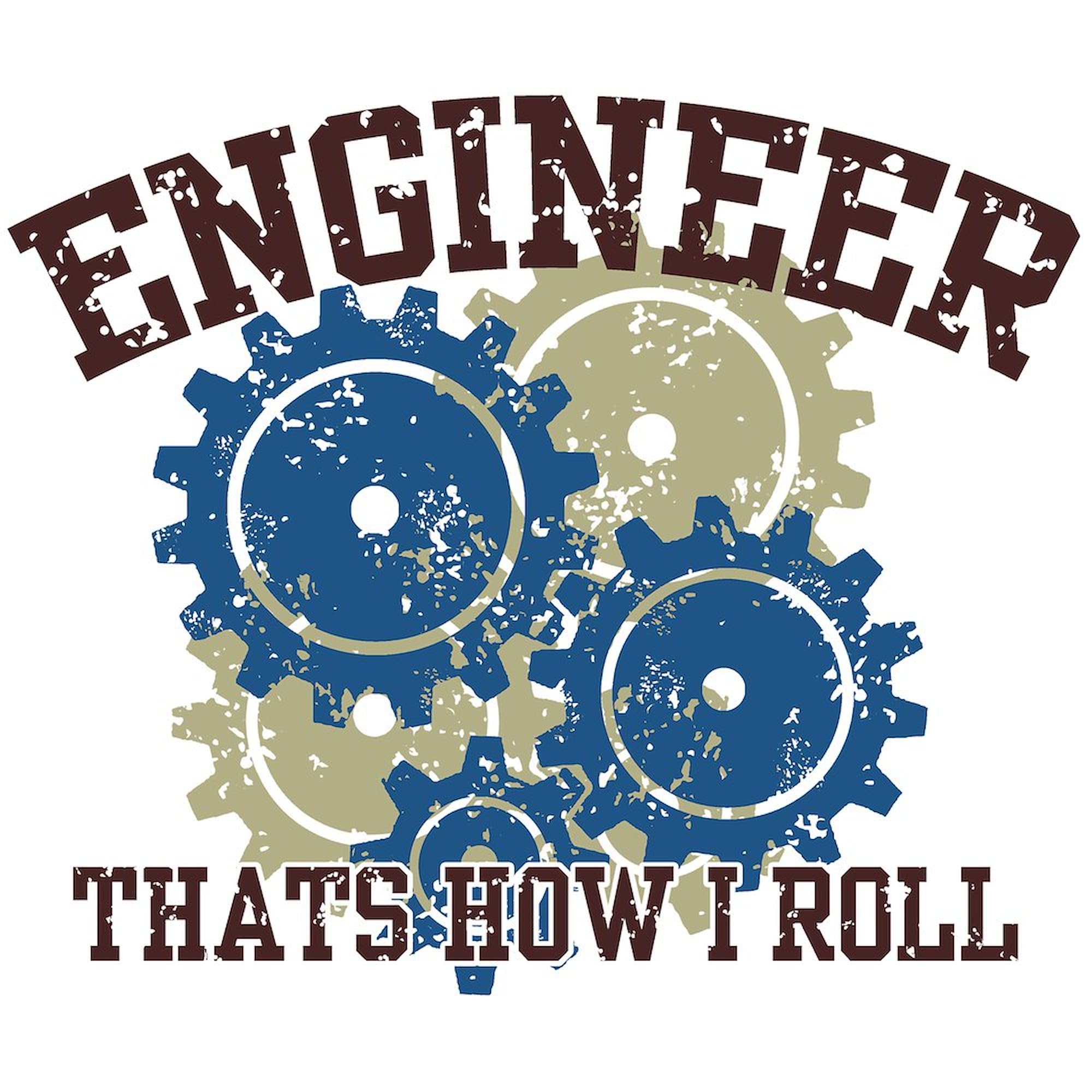 Engineer Oval Car Bumper Sticker - Durable Vinyl Decal for Vehicles & Laptops