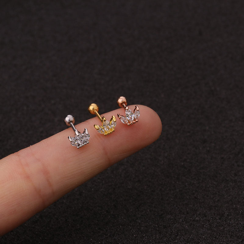 20G Lizard & Insect Conch Piercing Jewelry Set - Unique Body Jewelry for Cartilage & Ear Piercings | Perfect for Goth, Punk & Alternative Fashion Styles