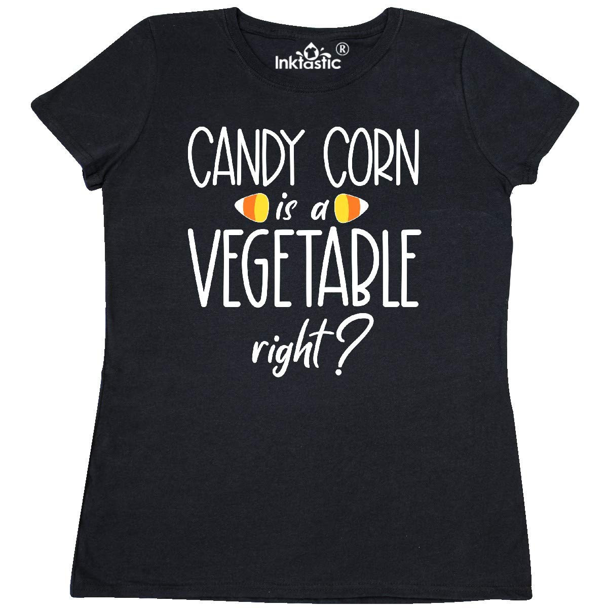 Halloween Candy Corn is a Vegetable, Right? Women's Funny Graphic T-Shirt - Perfect for Halloween Costumes, Parties & Casual Wear