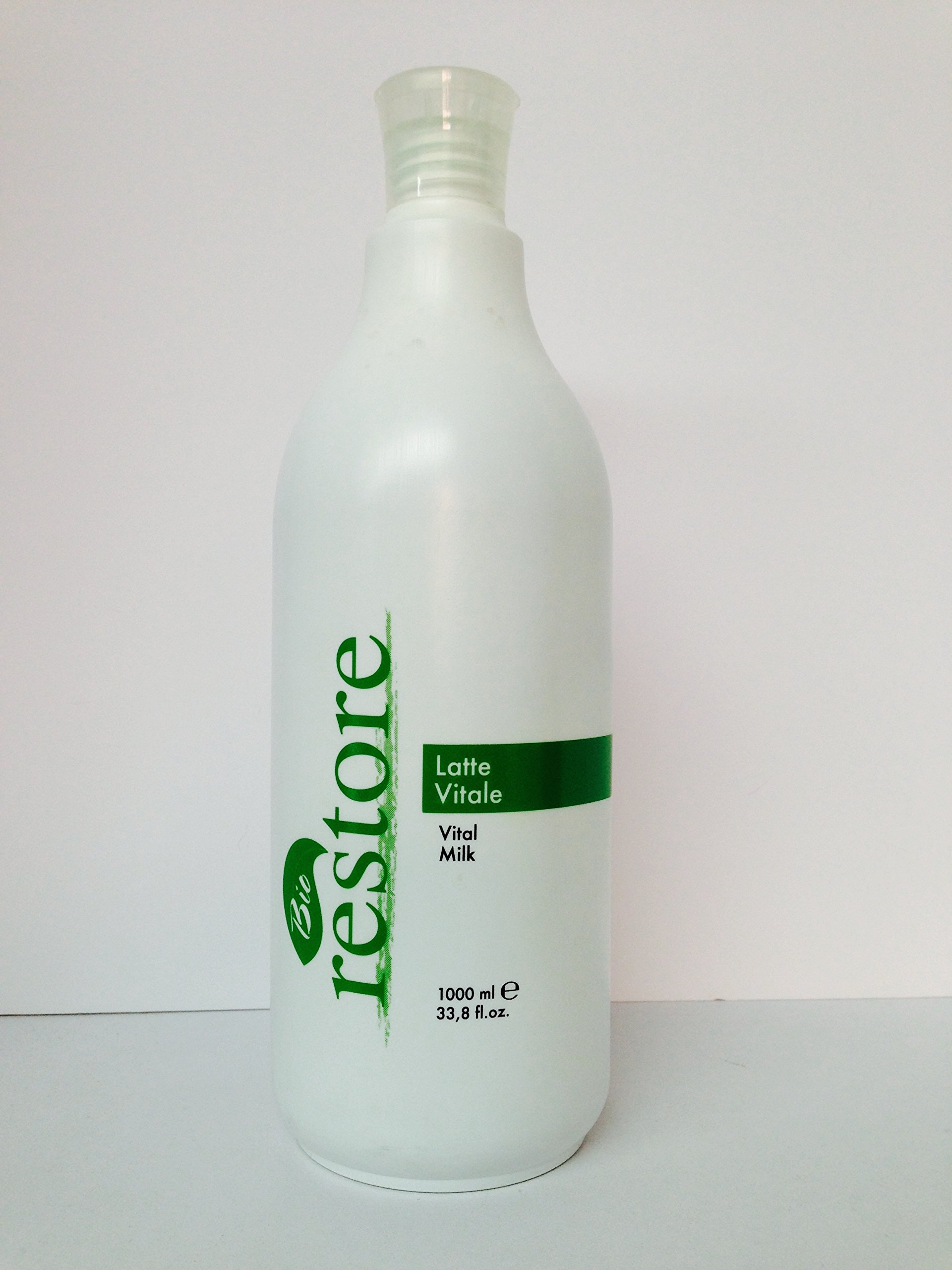 Cosmo Bio Restore Vital Milk Shampoo 33.8 Oz - Nourishing & Hydrating Hair Treatment for Dry & Damaged Hair - Salon Quality Shampoo for Women & Men - Perfect for Daily Use & Hair Repair