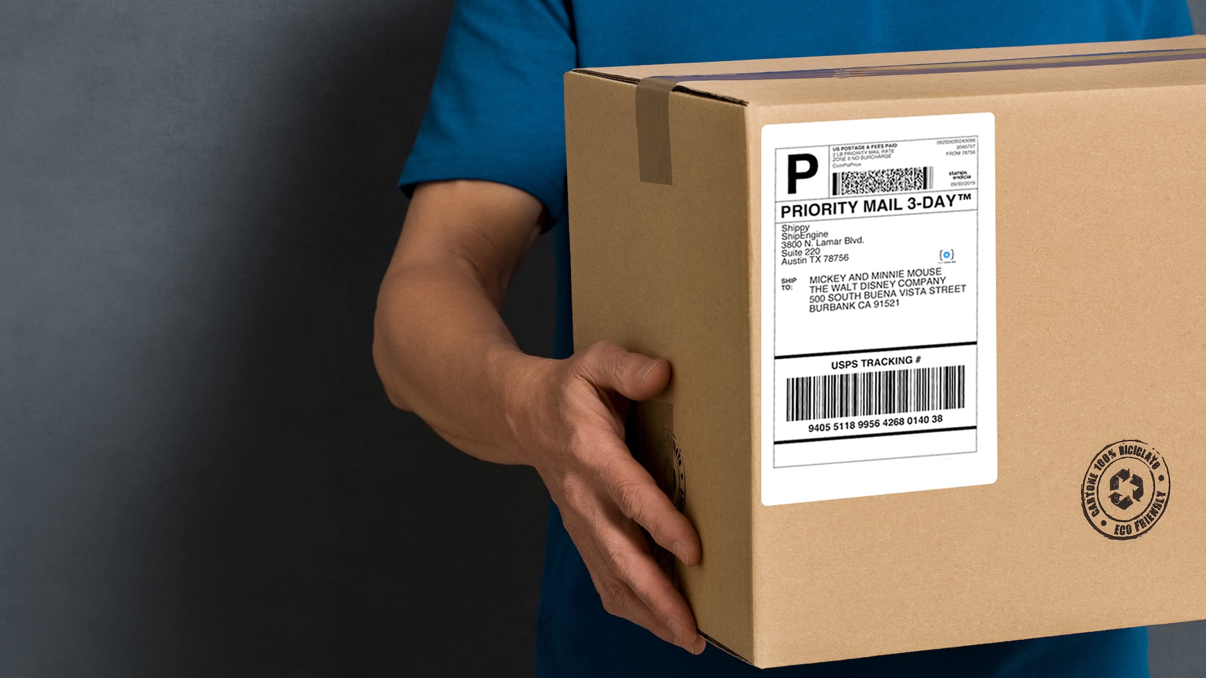 AMZ White Direct Thermal Label Paper, 4 x 8 Inches - 3000 Pack Thermal Shipping Labels for Printing - Self-Adhesive Thermal Printer Labels - Temperature-Resistant Barcode Labels for Shipping, Packaging & Logistics (Ideal for UPS, FedEx, USPS & Amazon FBA)