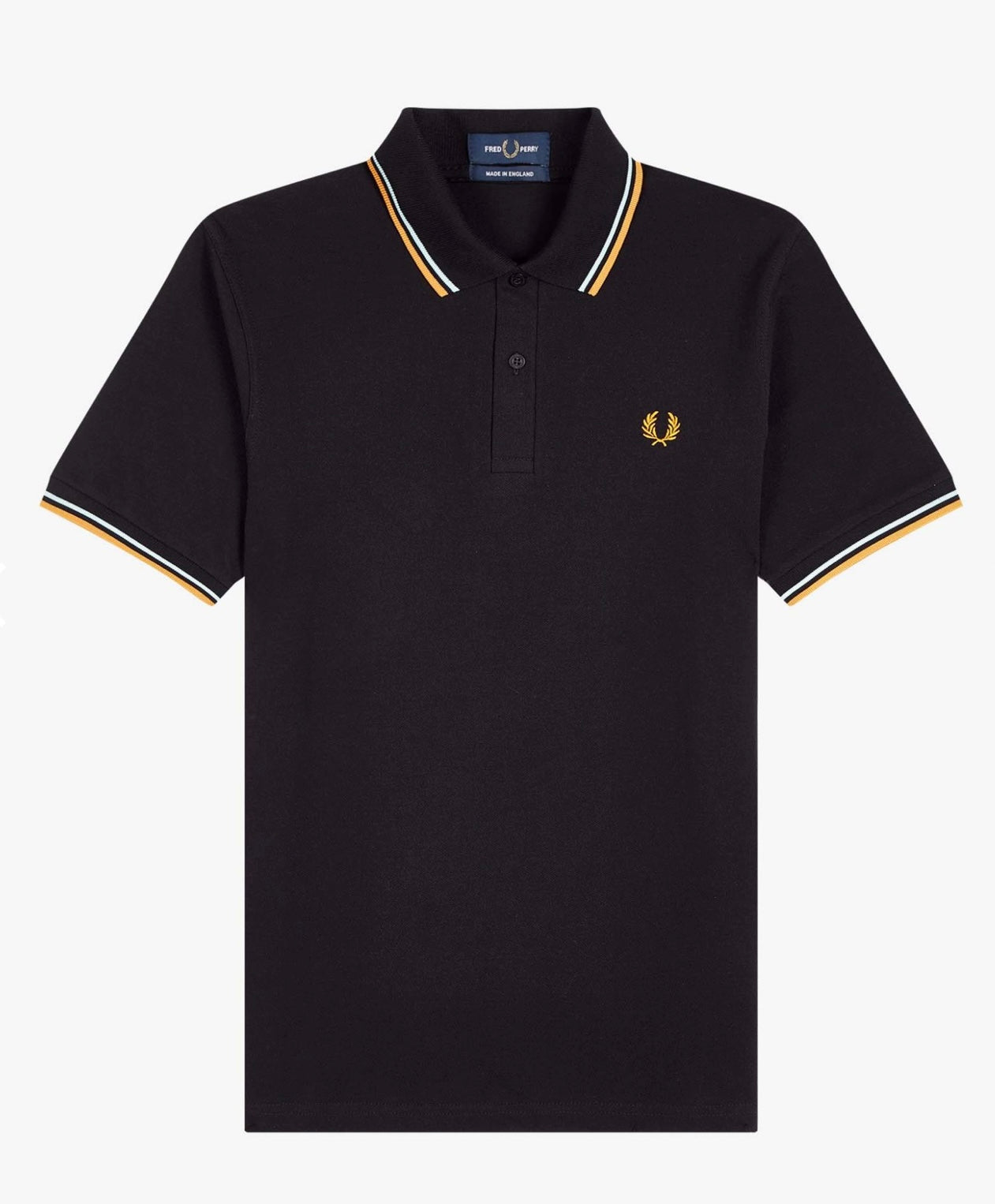 Fred Perry M12 Twin Tipped Shirt for Men - Classic Polo Style with Signature Laurel Wreath Logo | Perfect for Casual Wear, Office & Spring Outfits