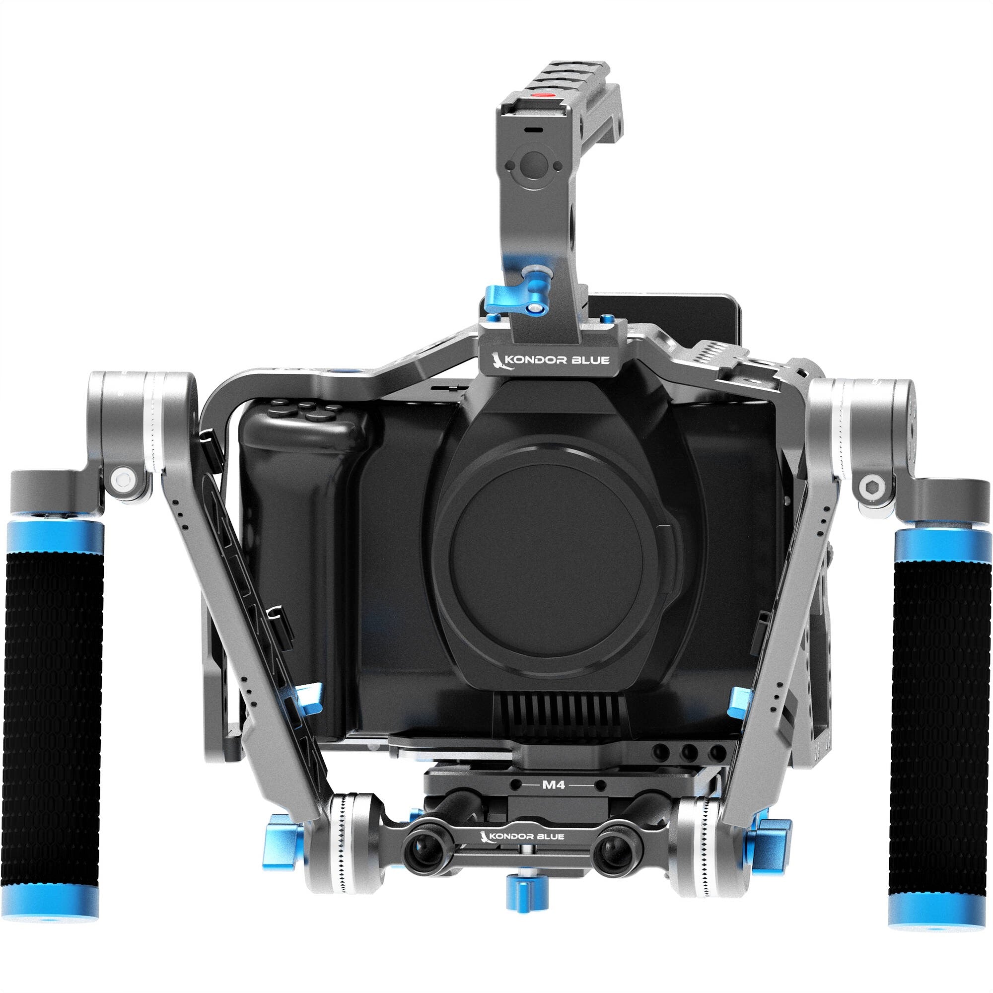 Kondor Blue Blackmagic Pocket 6K Pro Ultimate Rig - Professional Camera Cage for BMPCC 6K Pro (Black/Space Gray) - Perfect for Filmmaking, Vlogging & Cinematic Production