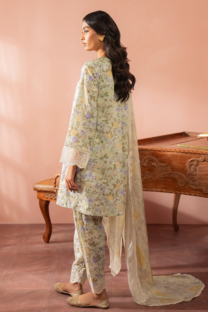 AQUA PLUSH 3-Piece Ethnic Outfit Set (Shirt, Dupatta & Trousers) for Women - Comfortable & Stylish Indian Traditional Wear - Perfect for Festivals, Weddings & Cultural Events