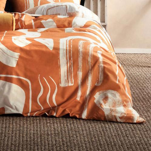 Linen House Arden Apricot Quilt Cover Set - Soft Luxury Bedding for Master Bedroom & Guest Room, Perfect for All Seasons & Home Decor