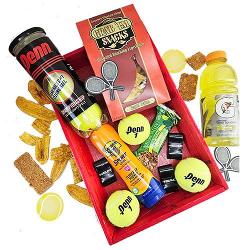 Premium Tennis Gift Basket Set - Perfect for Players, Coaches & Fans - Ideal for Birthdays, Holidays & Tournaments