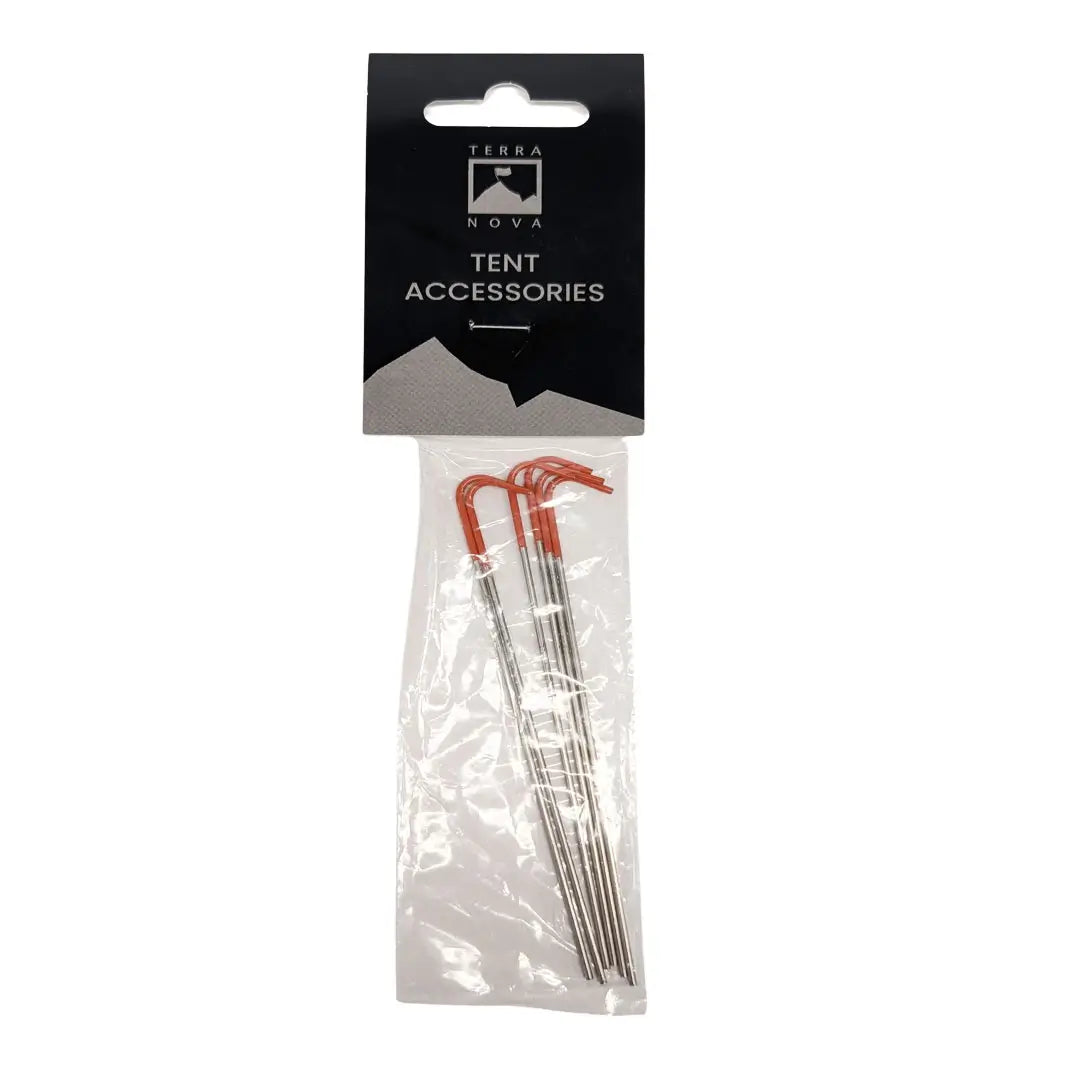 Terra Nova Titanium Skewer Tent Pegs - Lightweight & Durable Camping Stakes for Backpacking, Hiking & Outdoor Adventures