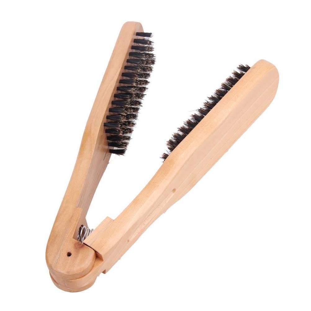 Professional Hair Straightening Brush & Comb - 2-in-1 Styling Tool for Smooth, Frizz-Free Hair | Perfect for Home Use, Travel & Salon Styling