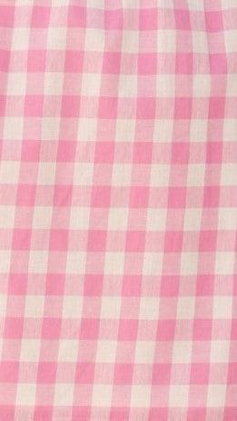 Madison Mini Skirt for Women - Pink & White Gingham Checkered Pattern Summer Skirt | Casual Wear, Beach Outfit, Party Dress