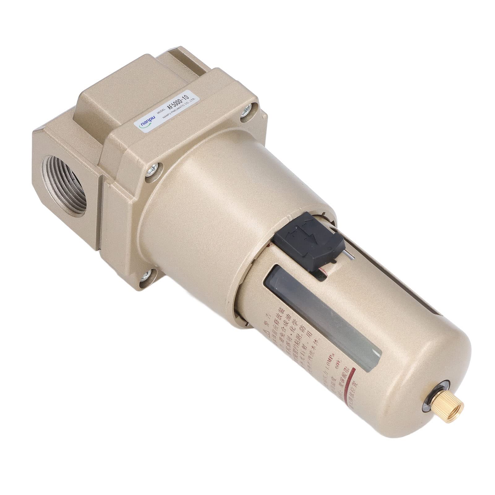 High Strength Oil Water Separator & Air Compressor Particulate Filter - Durable Aluminum Alloy Shell with Easy Viewing Window (AF5000-10 Replacement) - Ideal for Industrial Air Systems & Workshop Compressors