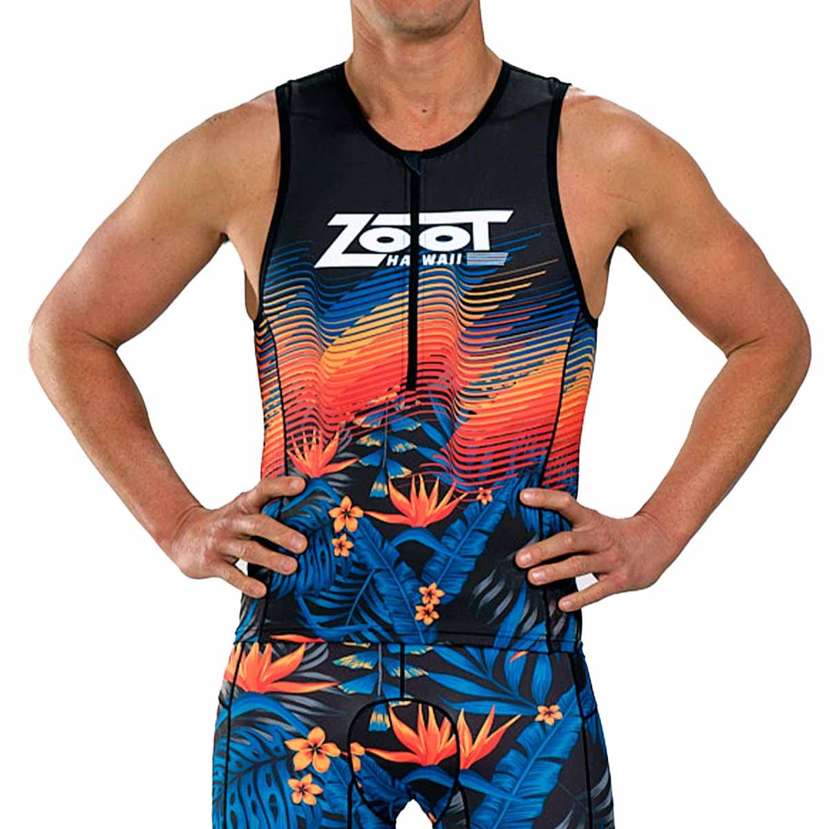 Zoot Men's LTD Triathlon Tank Top - Breathable Compression Shirt with Primo Fabric & Pockets for Swimming, Cycling, Running Workouts