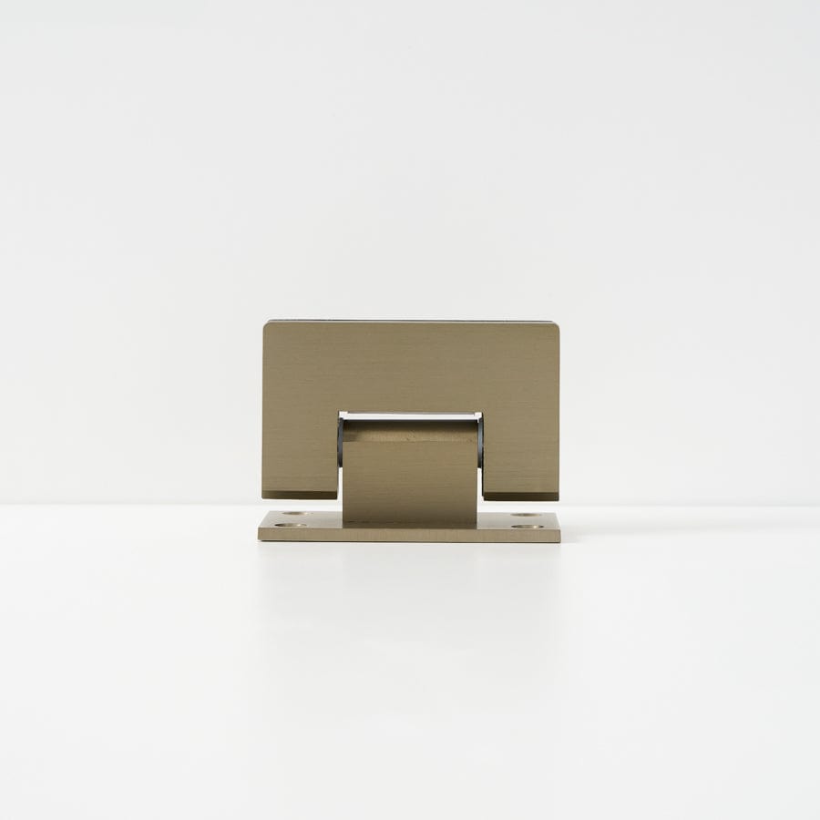 Brushed Nickel Shower Door Hinge - Glass to Wall Mount for Bathroom & Shower Enclosure - Durable & Stylish for Modern Homes