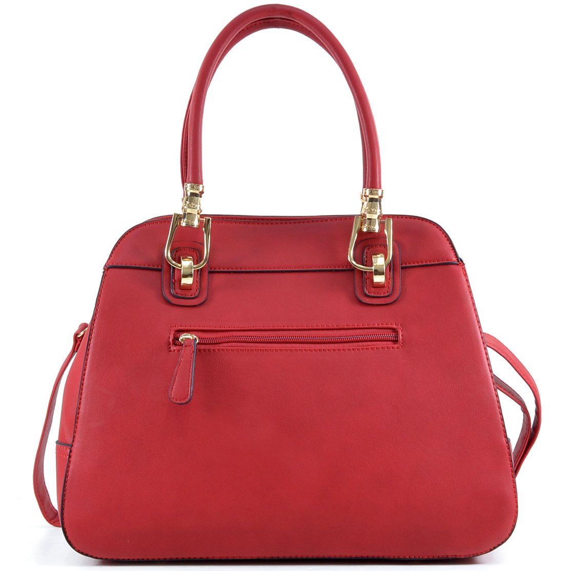 Dasein Women's Satchel Handbag - Red for Work & Travel
