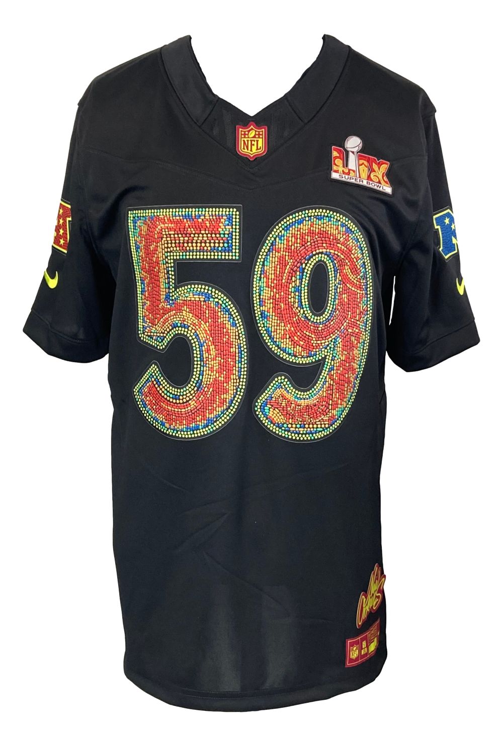Authentic Graham Williams Signed Philadelphia Eagles Super Bowl LIX Nike Limited Jersey - Perfect for Collectors, Fans, and Sports Memorabilia Enthusiasts - Great for Display, Gifts, and Game Day Celebrations
