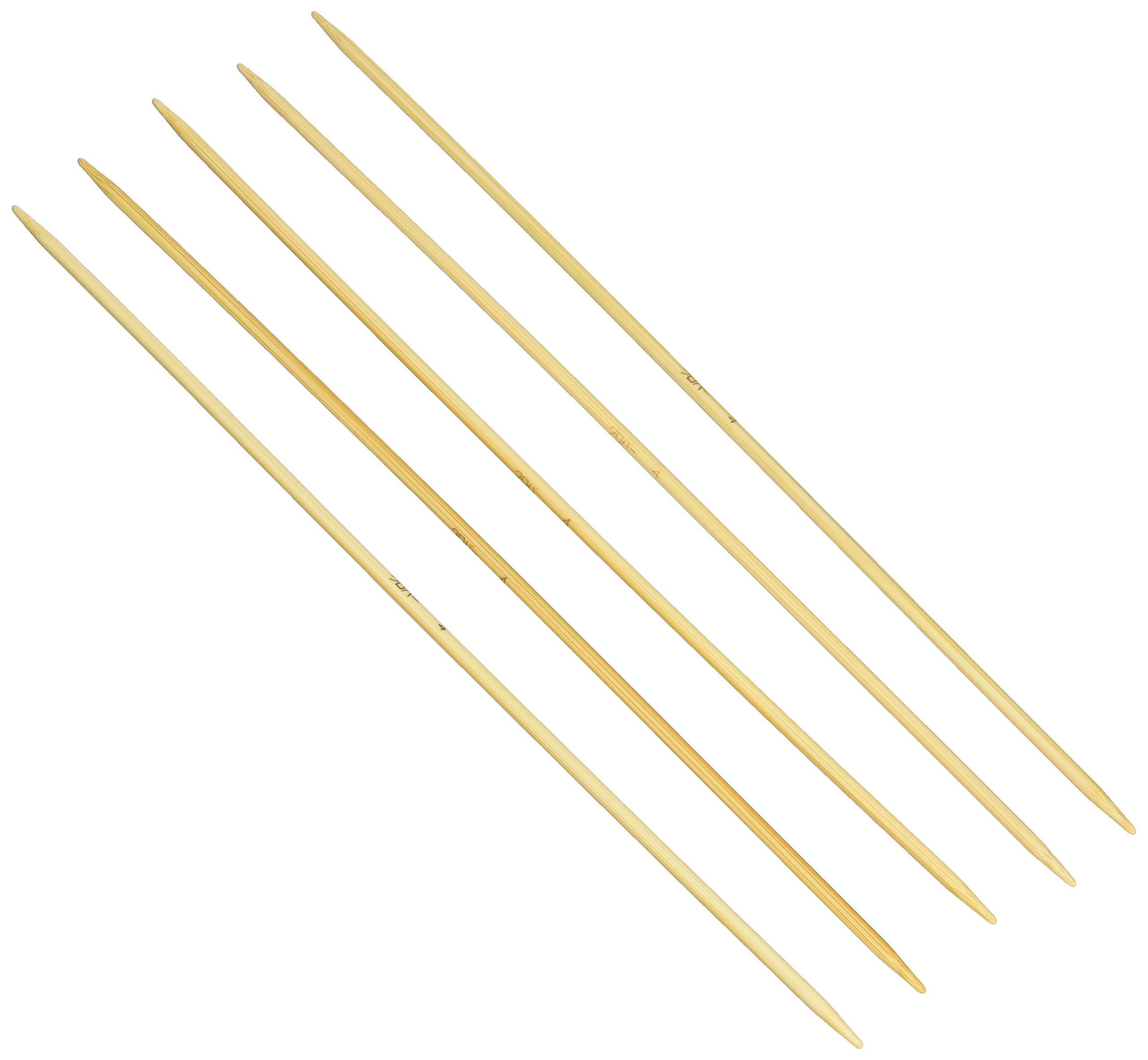 Takumi 5-Piece Clover Knitting Needles Set - Size 4 (25cm/9.8in) for Crochet, Knitting & Craft Projects - Perfect for Sweaters, Scarves & DIY Handmade Gifts