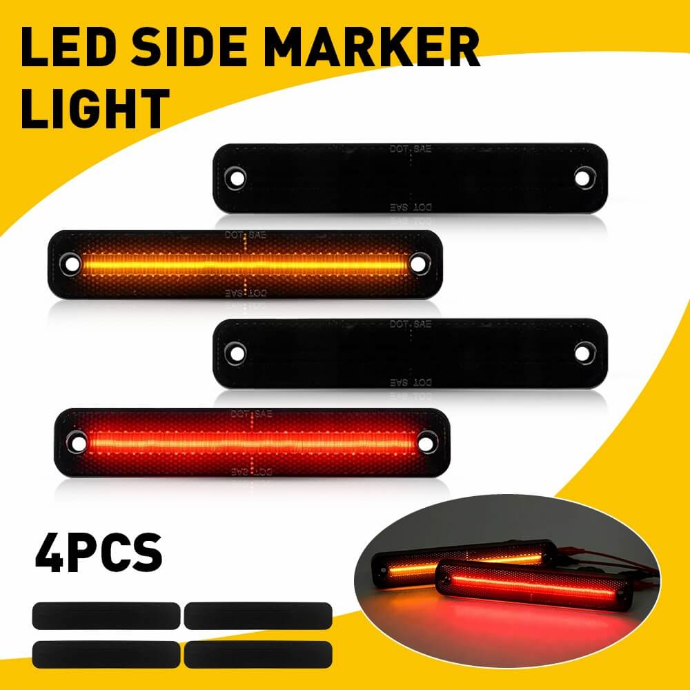 Smoke Len Side Marker Lights