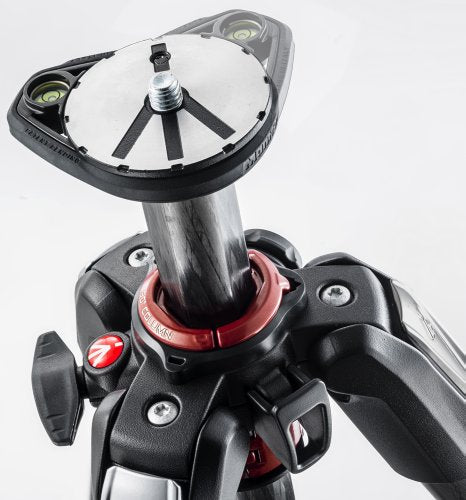 Manfrotto 055 3-Section Aluminum Tripod with 90° Center Column - Professional Camera Tripod for DSLR, Video & Photography - Perfect for Outdoor, Studio & Travel Use