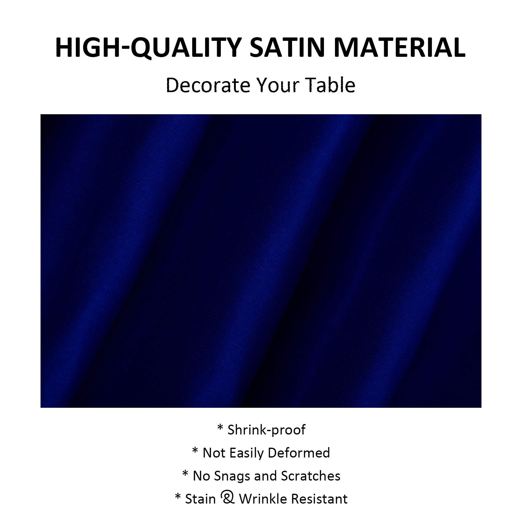 Premium Satin Table Runners 12 Pack (12