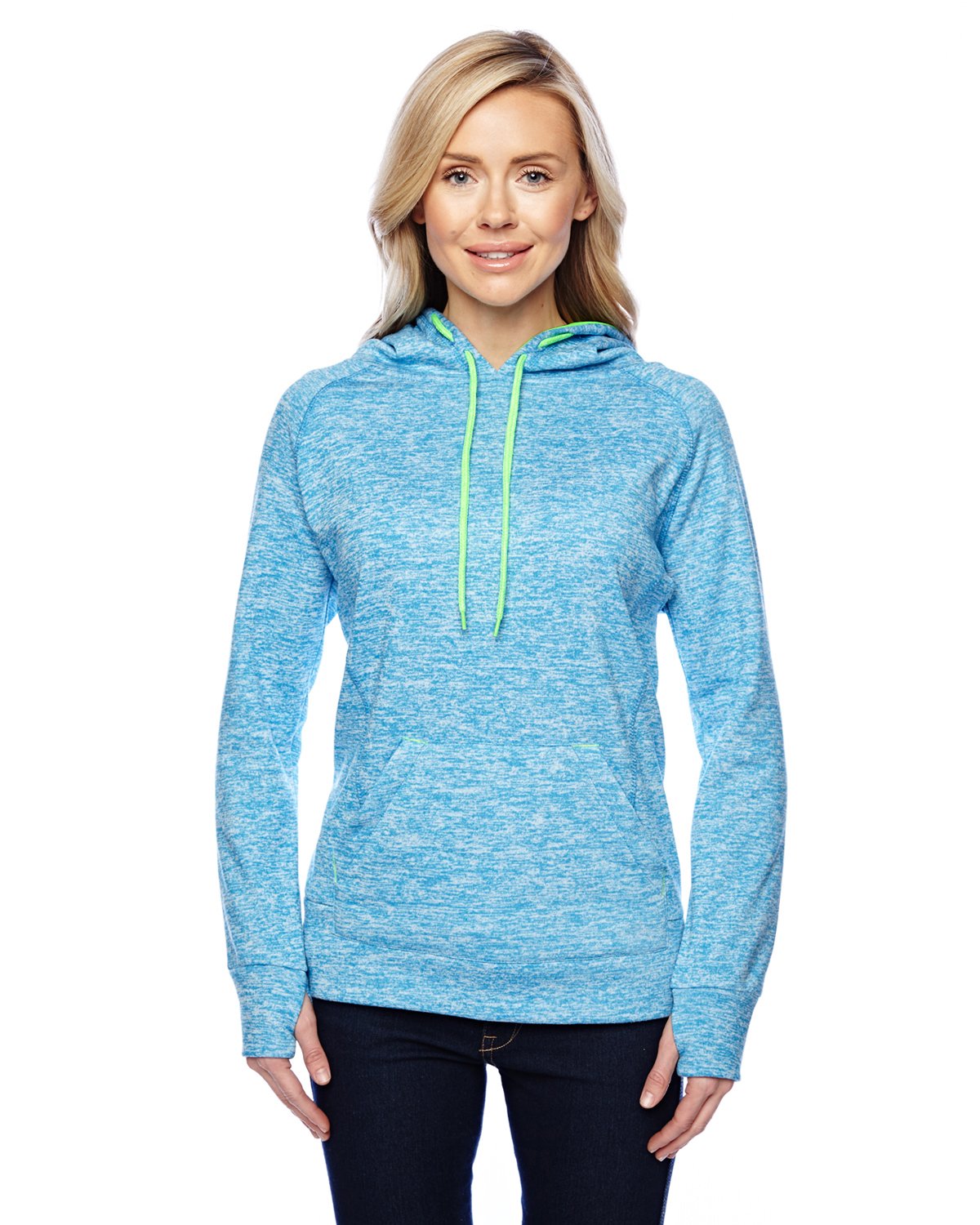 J. America NCAA Women's Pullover Hooded Sweatshirt - Soft & Comfortable Fleece for Casual Wear, College Sports, and Campus Life