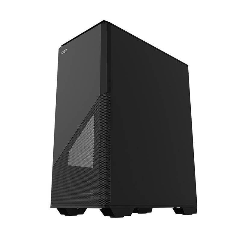 Darkflash DLC31 Mid Tower ATX PC Case - Black | High Airflow Gaming Computer Case for Custom Builds, RGB Setup & Home Office Workstations