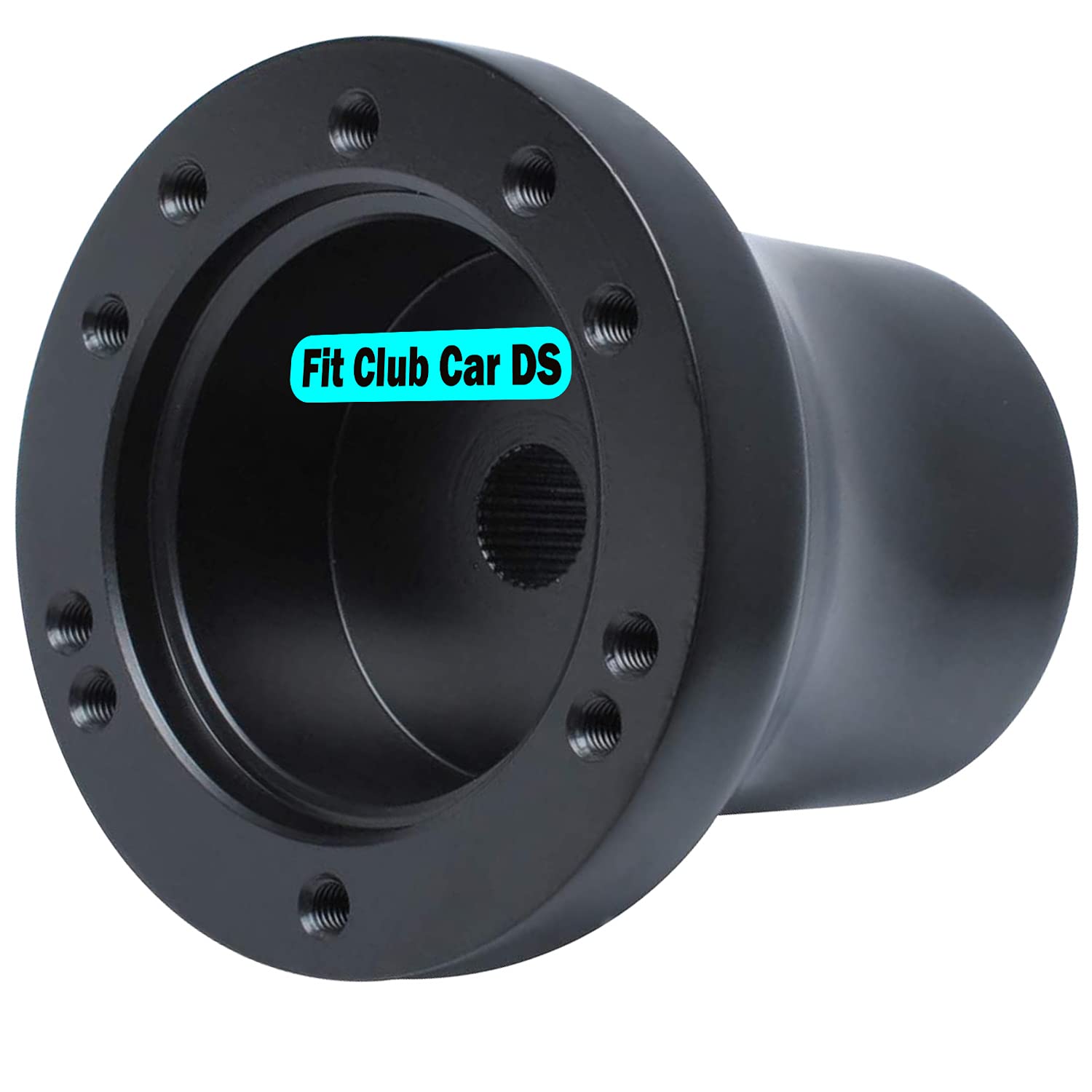 LEAPGO Golf Cart Steering Wheel & Adapter Hub - Compatible with EZGO TXT RXV, Club Car DS Precedent, Yamaha Golf Carts | Premium Golf Cart Accessories (Check Variations) | Perfect for Golf Course Rides & Custom Cart Upgrades