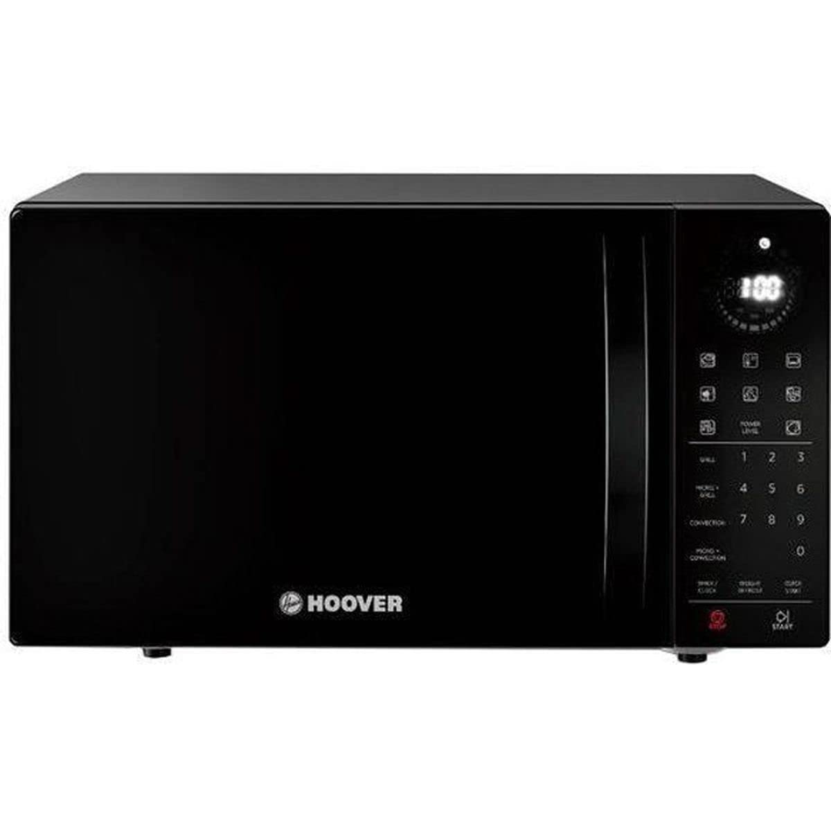 Hoover HMC25STB 900W Built-in Microwave Oven with 1000W Grill - Black - Countertop or Built-in Installation - Perfect for Kitchens, Dorms & Small Spaces