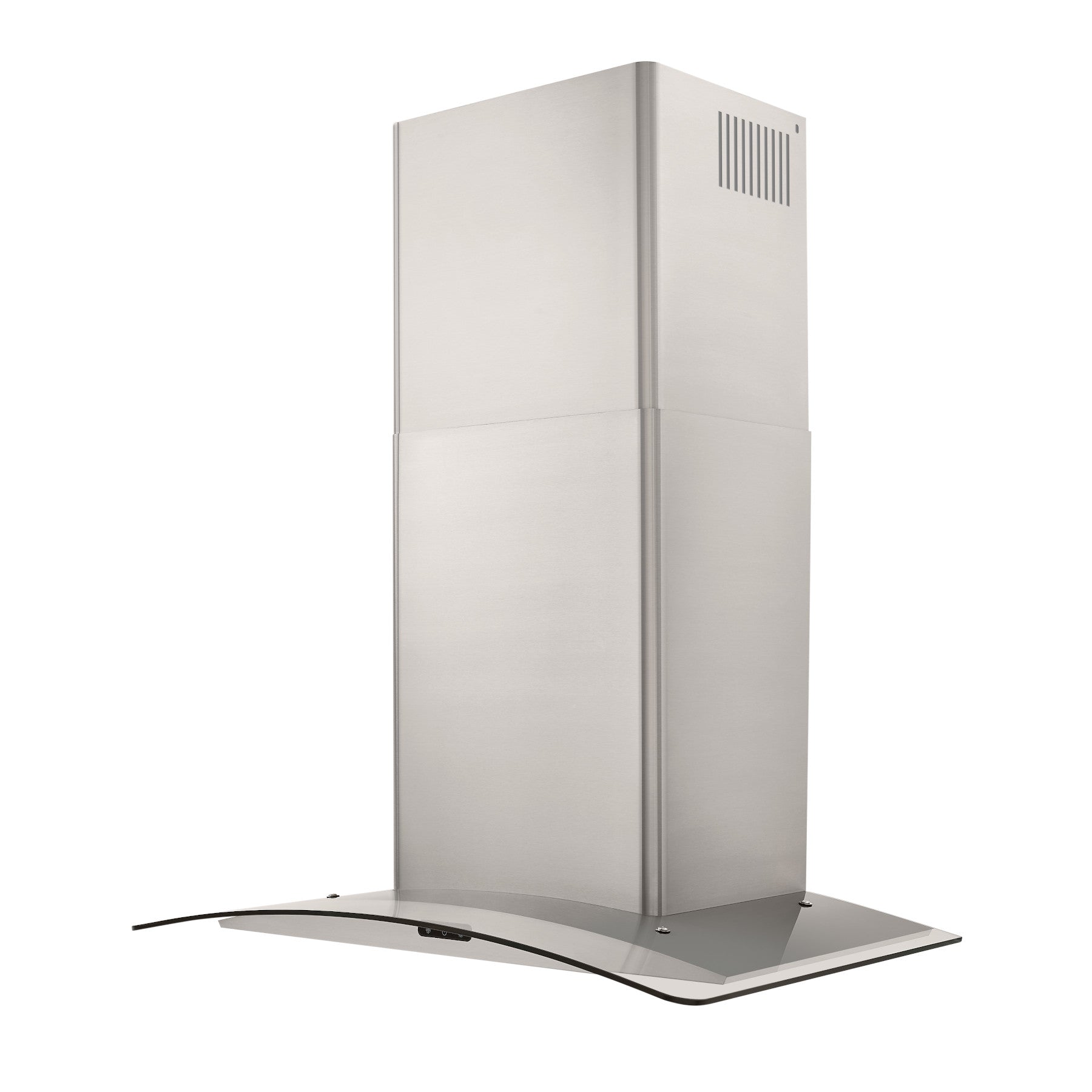 Broan 30-Inch Stainless Steel Range Hood 400 CFM with Curved Glass Chimney - EW4630SS | Modern Kitchen Ventilation for Gas & Electric Stoves