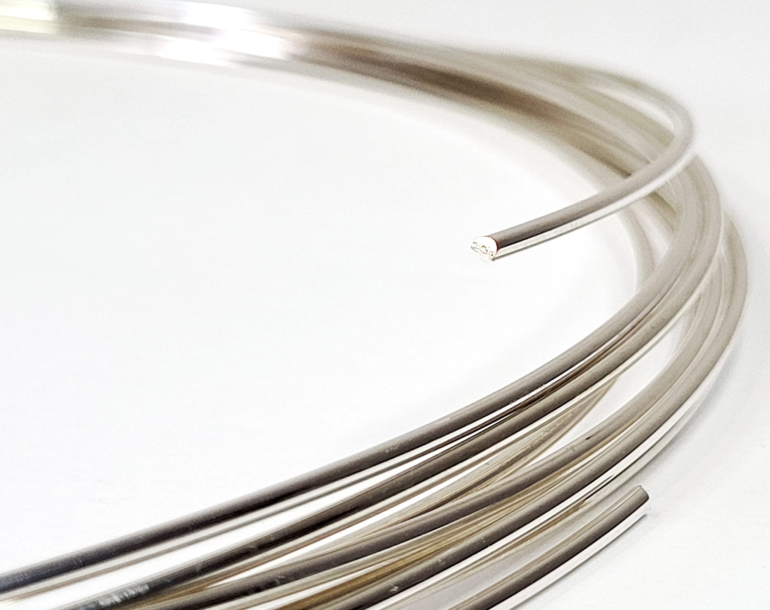 14 Gauge Round Dead Soft 925 Sterling Silver Wire - 5 Feet Jewelry Making Supplies for DIY Bracelets, Necklaces & Crafting Projects - Premium Artisan Quality by WIZART