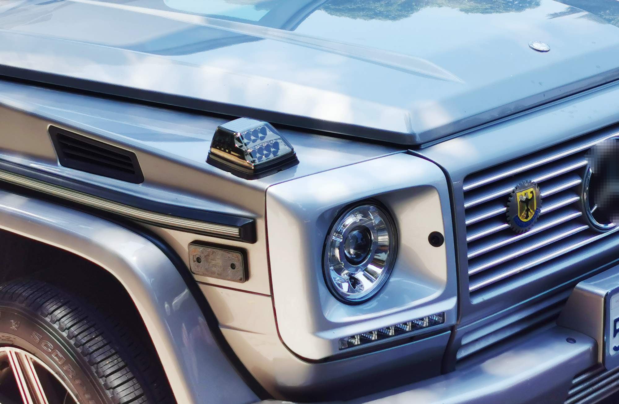 2002-2014 Mercedes W463 G Class Front & Rear Side Marker Lamp Lens Covers - Replacement Light Covers for G Wagon - Perfect for Off-Roading & Night Driving Safety