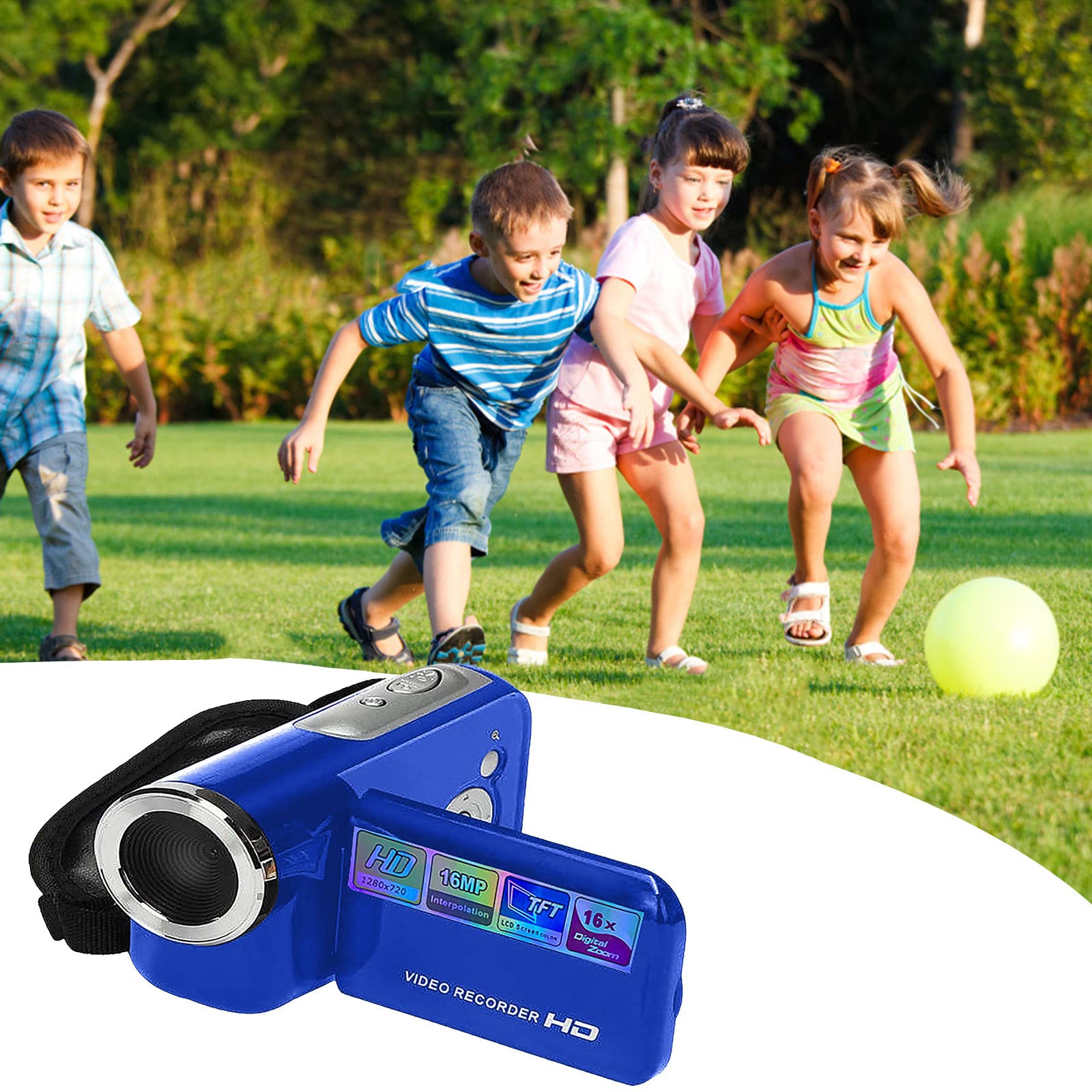 2024 Upgraded 16MP Digital Camera for Beginners - 2.0 Inch LCD Entry-Level Camera with Auto Focus, Perfect Student Gift & Travel Photography (Great for School Projects, Family Vacations & Outdoor Adventures)