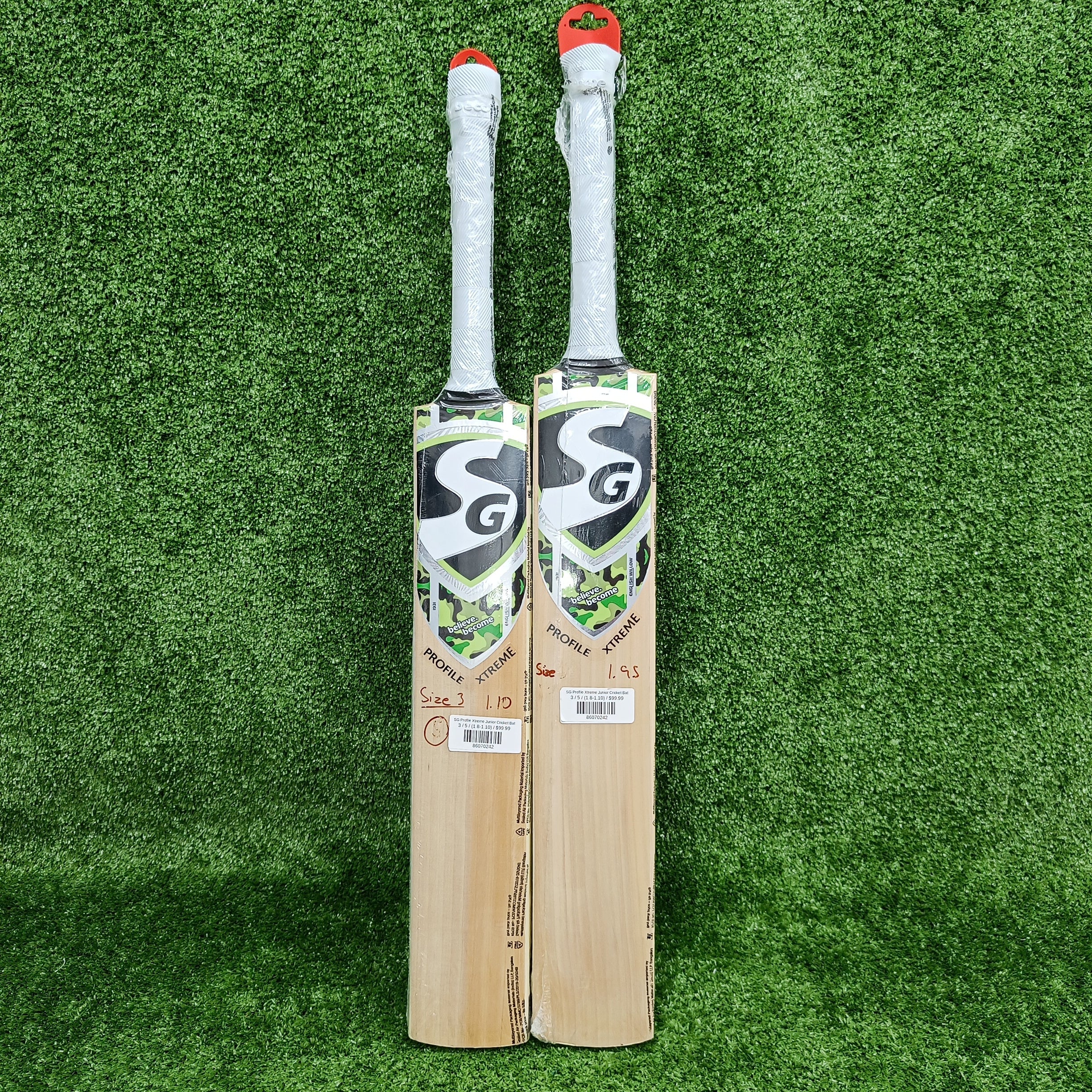SG Profile Xtreme Junior Cricket Bat - Lightweight & Durable for Youth Players - Perfect for Practice, Matches & Training Sessions