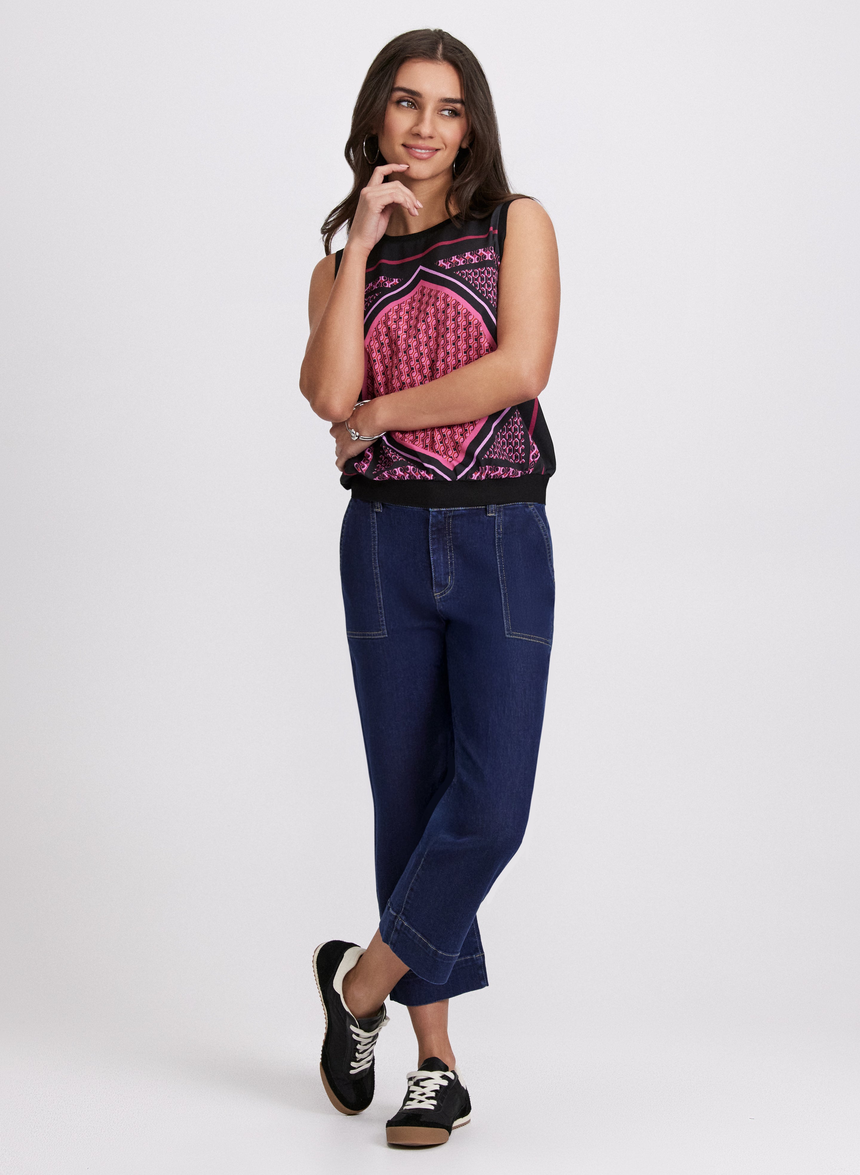 Stylish Bandana Print Women's Tops - Floral Cotton Blouse for Casual Wear & Summer Outfits | Perfect for Beach, Music Festivals & Boho Fashion