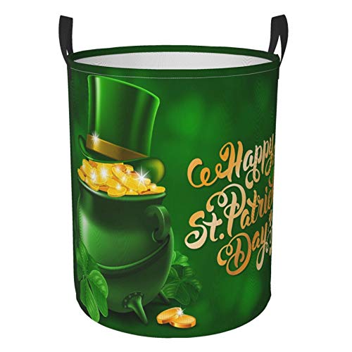 Saint Patricks Day Shamrock Golden Coins