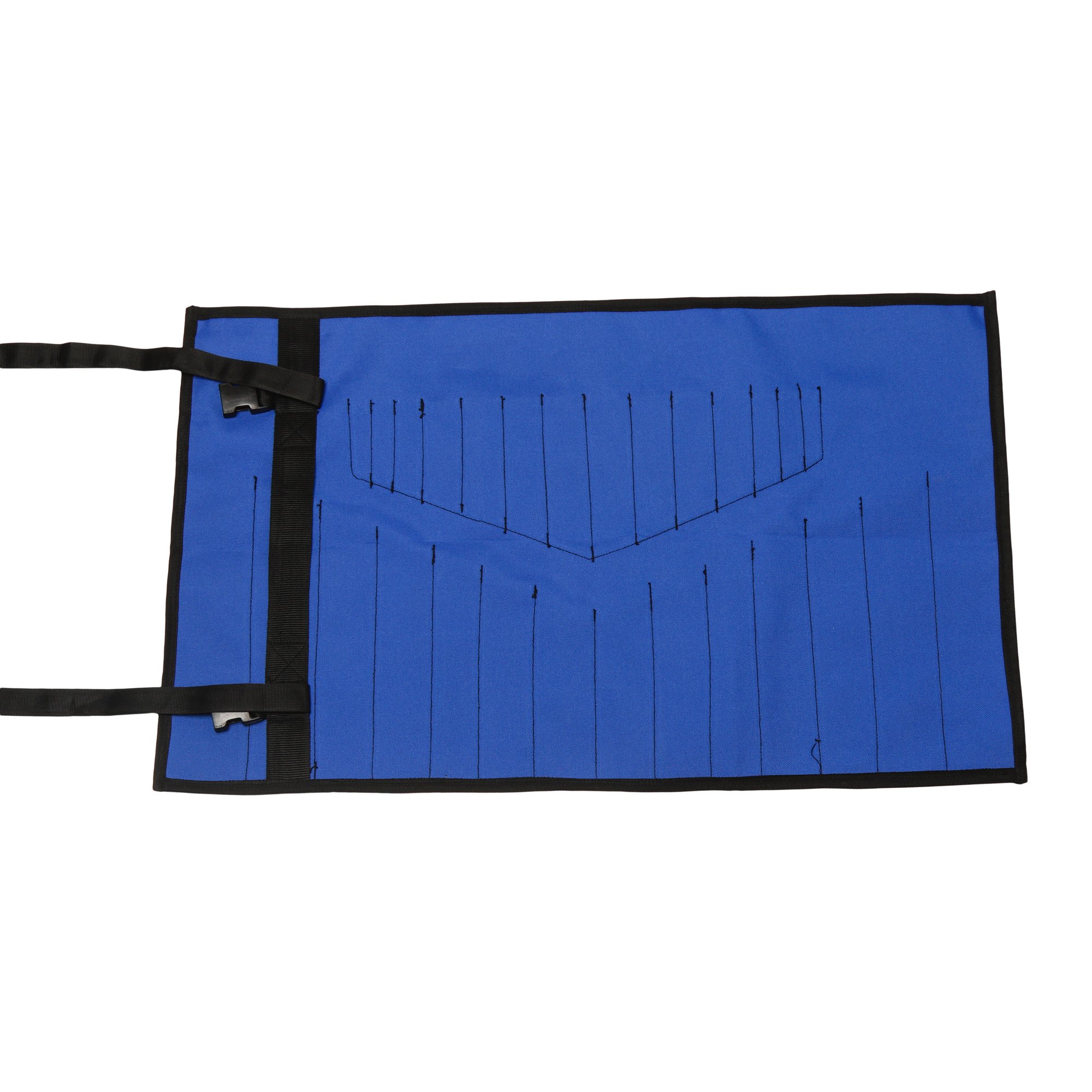 Heavy Duty 18 Oz. Waterproof Tool Bag - 28 Pockets Organizer for Wrenches & Tools - Blue (Ideal for Mechanics & DIY)