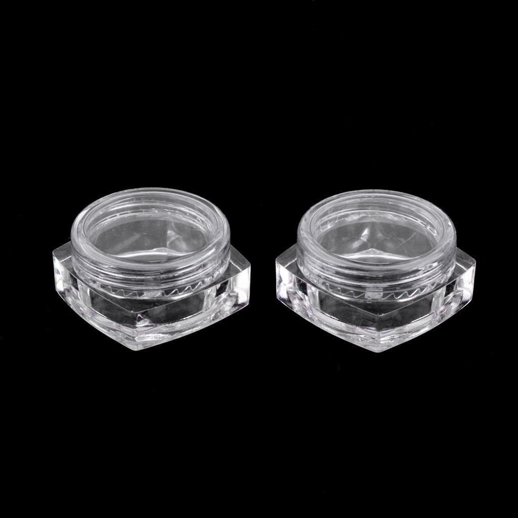 12-Piece 5g Clear Acrylic Cosmetic Containers with Lids - Perfect for Creams, Lip Balm, Body Butter, Essential Oils & Makeup Storage - Ideal for DIY Beauty Products, Travel Toiletries & Salon Organization