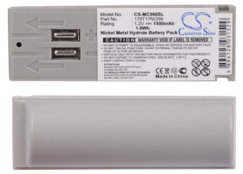 3M 175T17NO09 Replacement Battery - 1500mAh Compatible with 78-6911-4491-5 C1025 Transceiver, C860 Beltpack & C960 Headset - Long-Lasting Power for Communication Devices