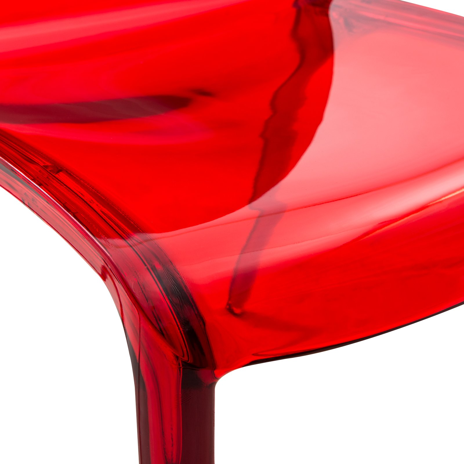 LeisureMod Murray Dining Chair - Modern Comfortable Upholstered Chair in Red for Kitchen, Dining Room & Office | Perfect for Home & Restaurant Use