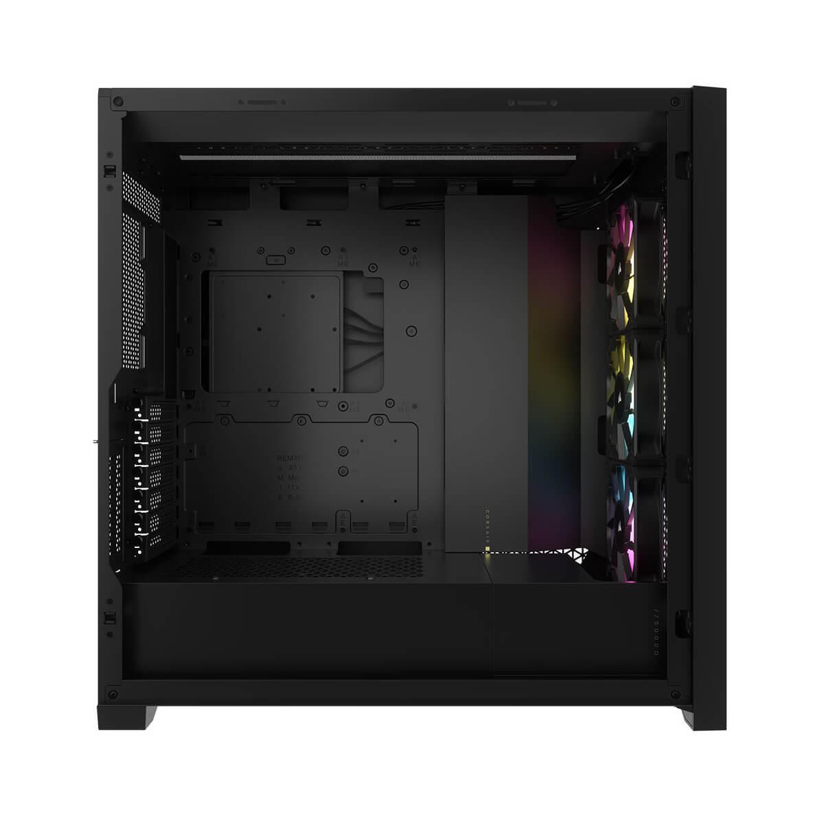 Corsair iCUE 5000D RGB Airflow Tempered Glass Mid Tower Case - Black | High Performance PC Gaming Case with RGB Lighting & Excellent Cooling | Perfect for Gaming Rigs, Streaming Setups & Workstations