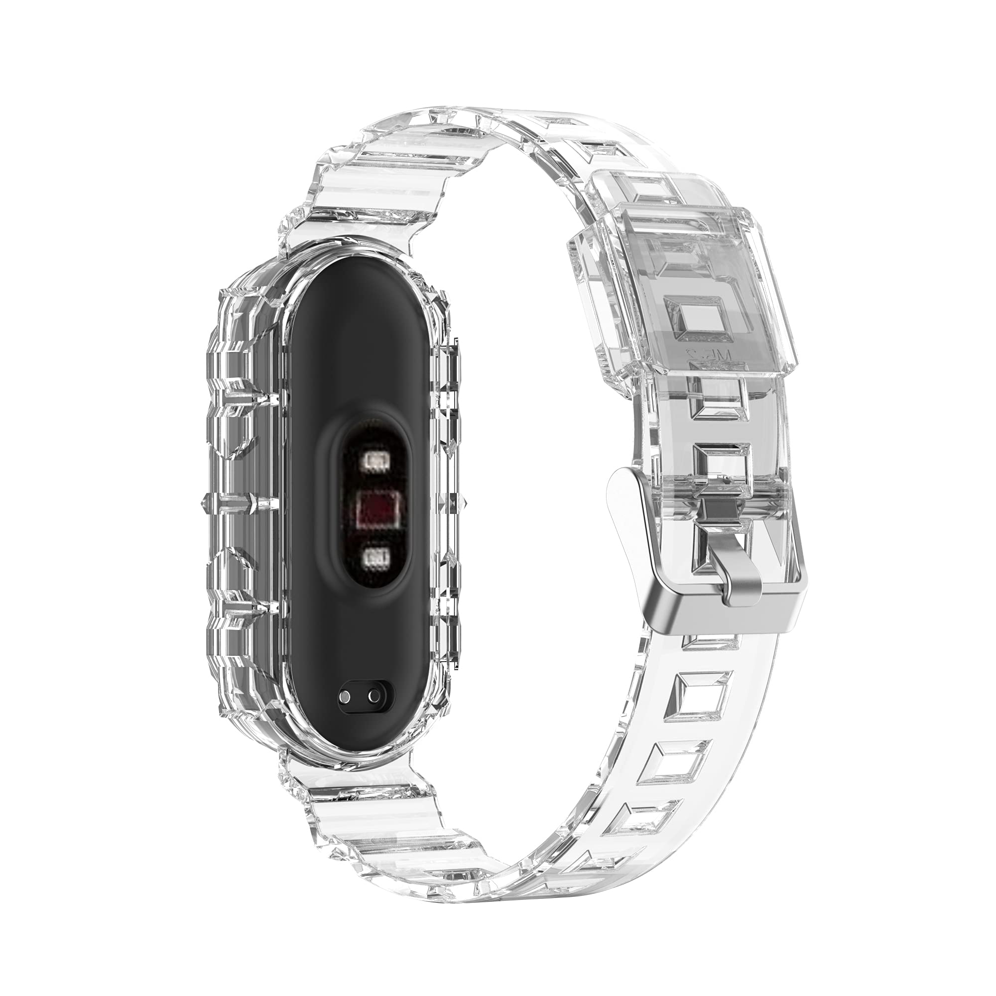 Premium Silicone Replacement Band for Xiaomi Mi Band 7/6/5 & Amazfit Band 5 - Soft, Breathable, Flexible Sport Wristband with Metal Buckle - Perfect for Fitness, Running, Swimming & Daily Wear