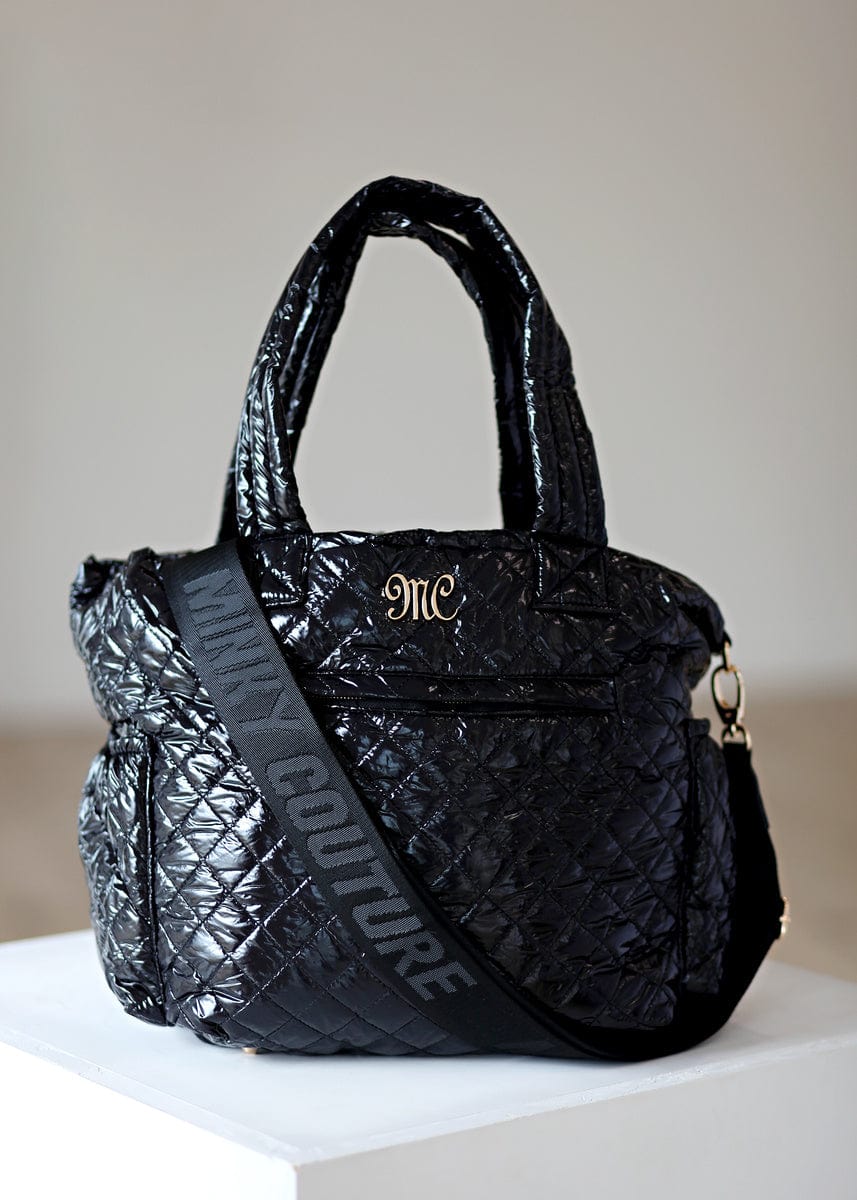 Patent Leather Black Everything Bag - Stylish & Durable Crossbody Purse for Women | Perfect for Work, Travel & Everyday Use