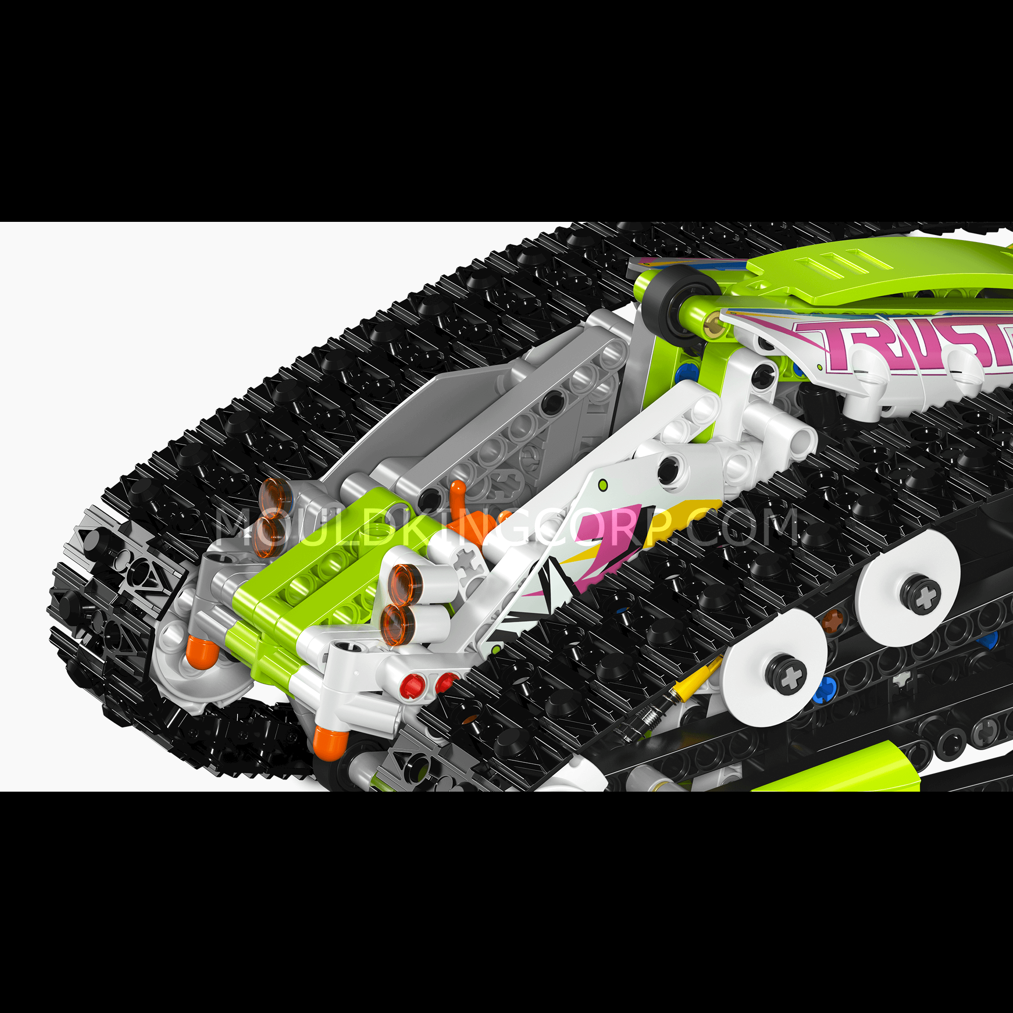 Mould King 13153 Remote Control Tracked Racer Building Kit - 836 PCS STEM Toy for Kids & Adults | Perfect for Indoor Racing, Birthday Gifts & Collectors
