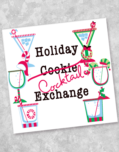 Premium Holiday Cocktail Exchange Beverage Napkins - 40 Count Disposable Party Napkins for Christmas, New Year & Festive Gatherings - Perfect for Cocktail Parties, Dinner Events & Holiday Entertaining