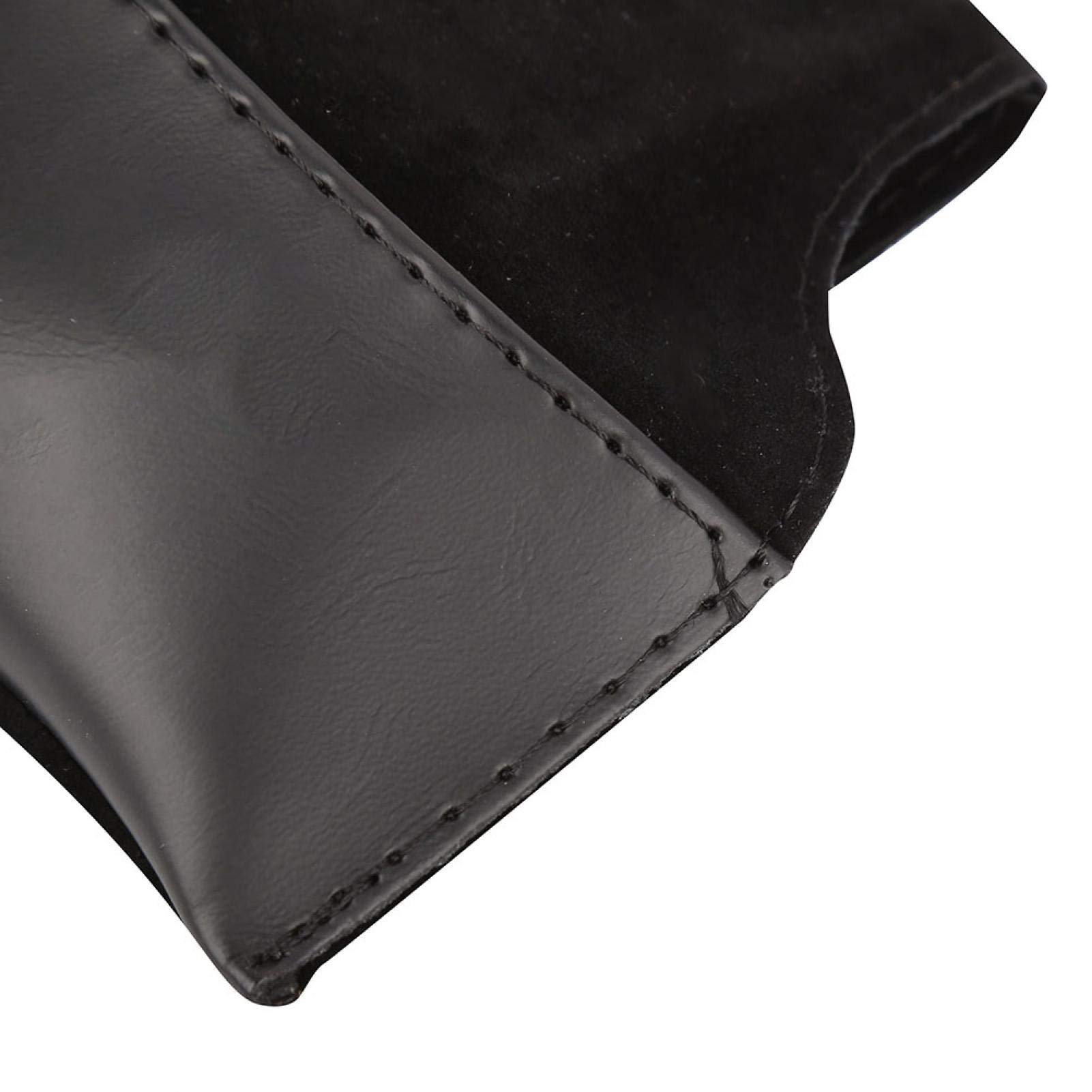 Keenso Cue Chalk Holder - Portable PU Leather Billiard Chalk Pouch Bag Accessory for Pool Players (Black) | Perfect for Bar, Game Room & Professional Pool Tournaments