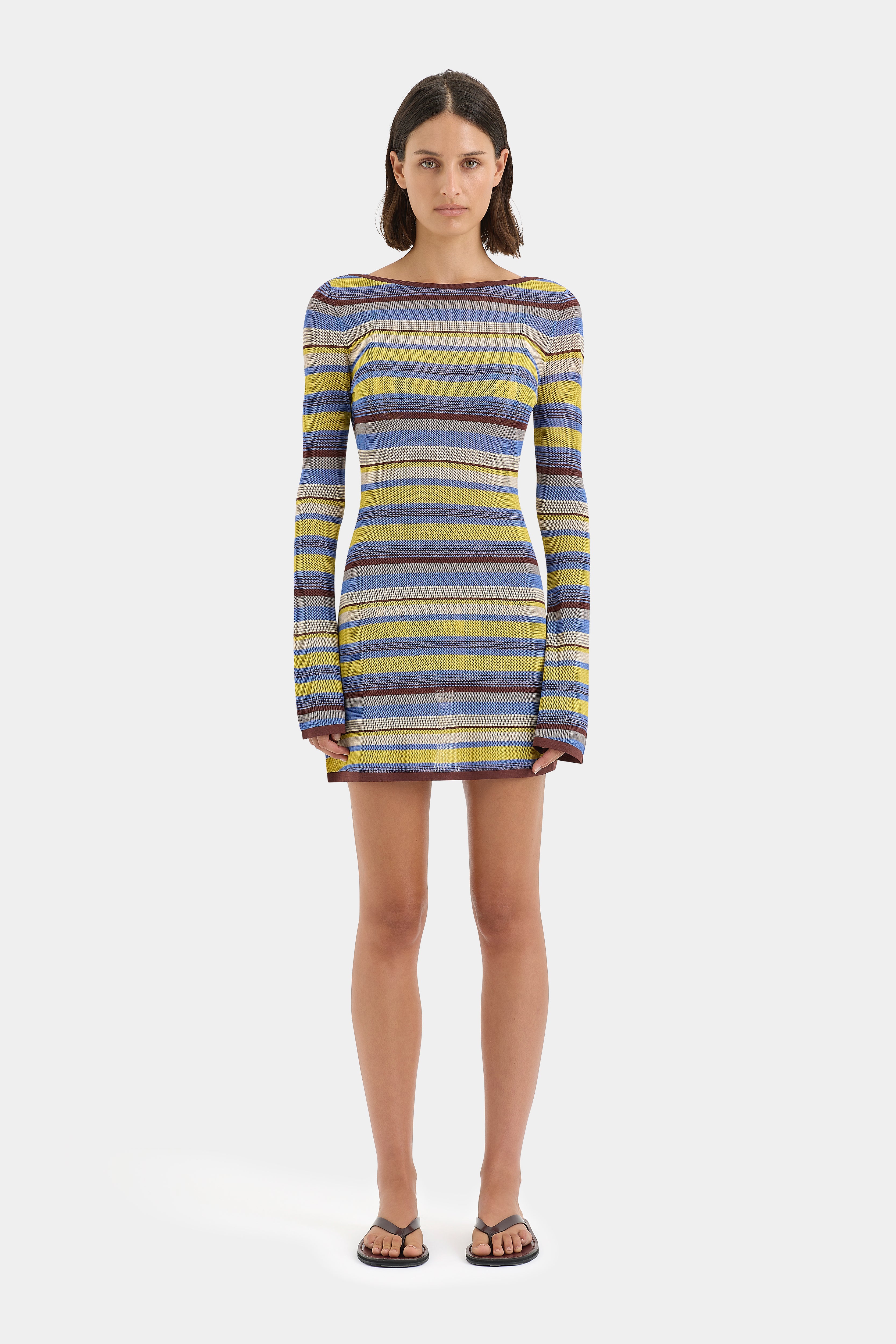 Stylish Coastline Mini Dress for Women - Summer Beach Party & Casual Outfit | Flattering Fit & Comfortable Fabric