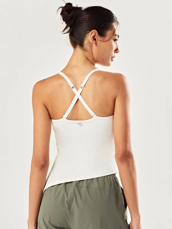 Trendy Unbalanced Slit Tank Top for Women - Sexy Asymmetrical Sleeveless Blouse - Perfect for Summer Outfits, Beachwear & Nightlife