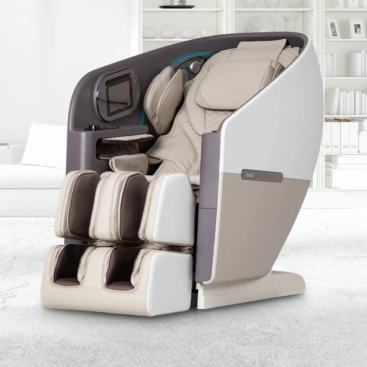 Osaki Flagship Duo Massage Chair with Zero Gravity Recline - Full Body Shiatsu Massage for Home & Office Relaxation - Perfect for Stress Relief, Back Pain & Muscle Recovery