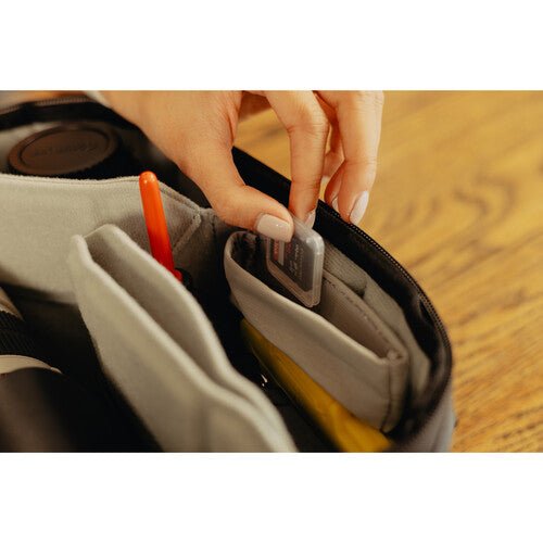 Peak Design Camera Cube V2 (Black, Small/Medium) - Waterproof DSLR Camera Bag for Travel & Outdoor Photography - Perfect for Hiking, Camping, and Airplane Carry-On