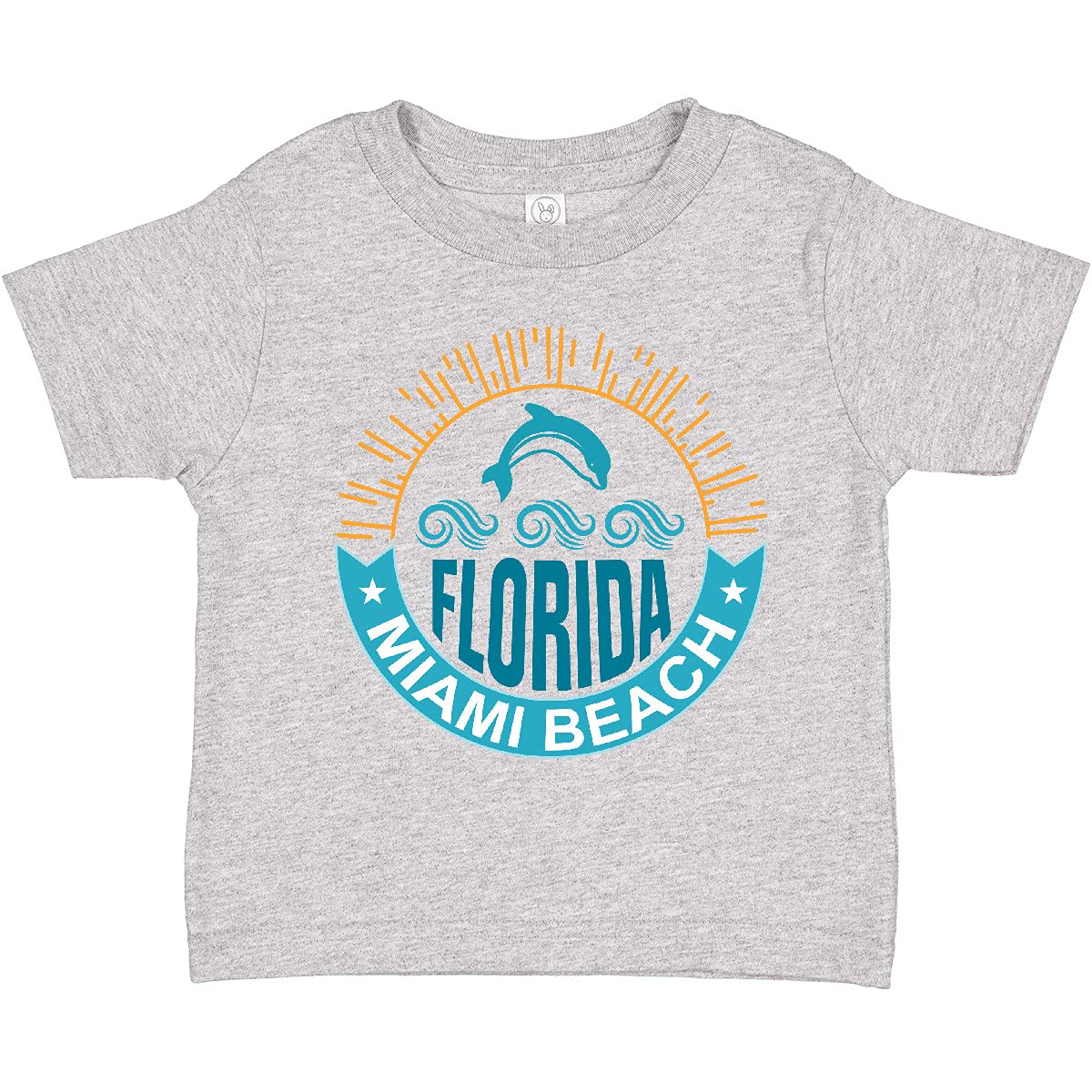 Inktastic Miami Beach Florida Travel Trip Toddler T-Shirt - Soft Cotton Kids Vacation Tee for Boys & Girls - Perfect for Beach Trips, Family Vacations & Florida Souvenirs